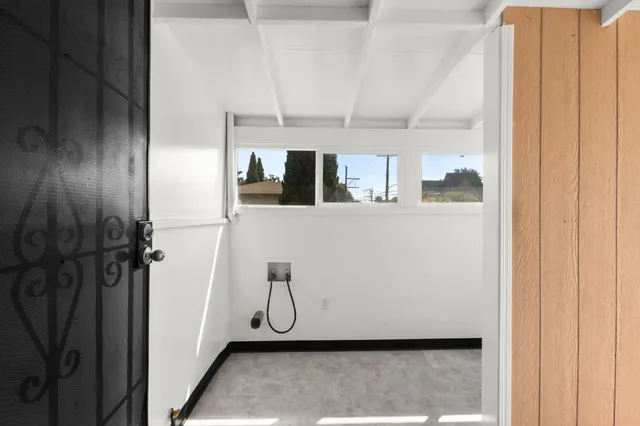 a view of an empty room