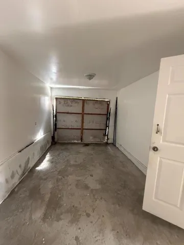 a view of workspace and hallway