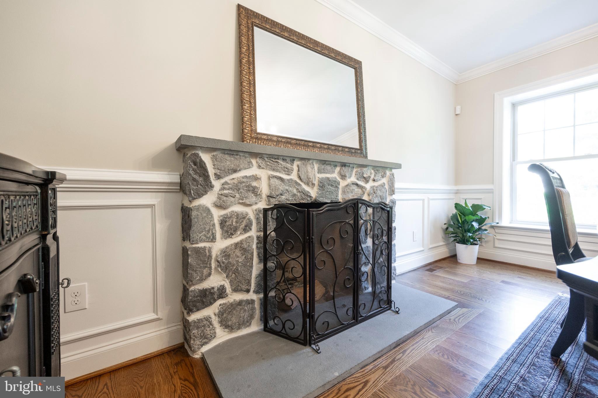 209 Deepdale Road Wayne, PA 19087 - Photo 19 of 63 Fireplace in dining room