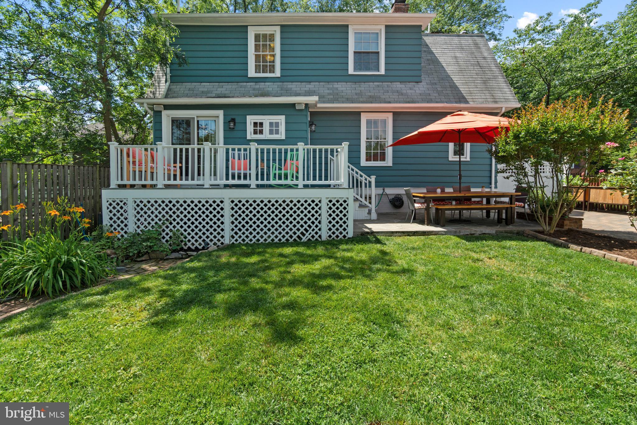 113 West Braddock Road Alexandria, VA 22301 - Photo 32 of 36 Rear view of home from the yard.
