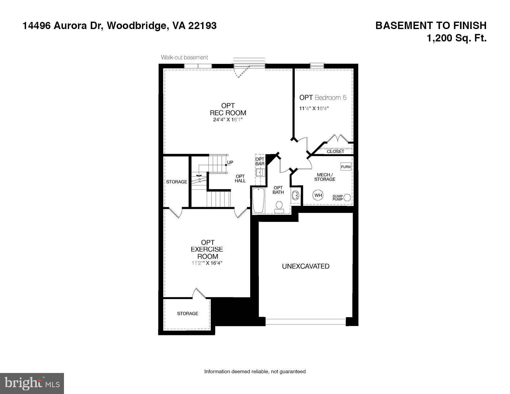 14496 Aurora Drive Woodbridge, VA 22193 - Photo 6 of 70 a picture of a bench in front of a wall