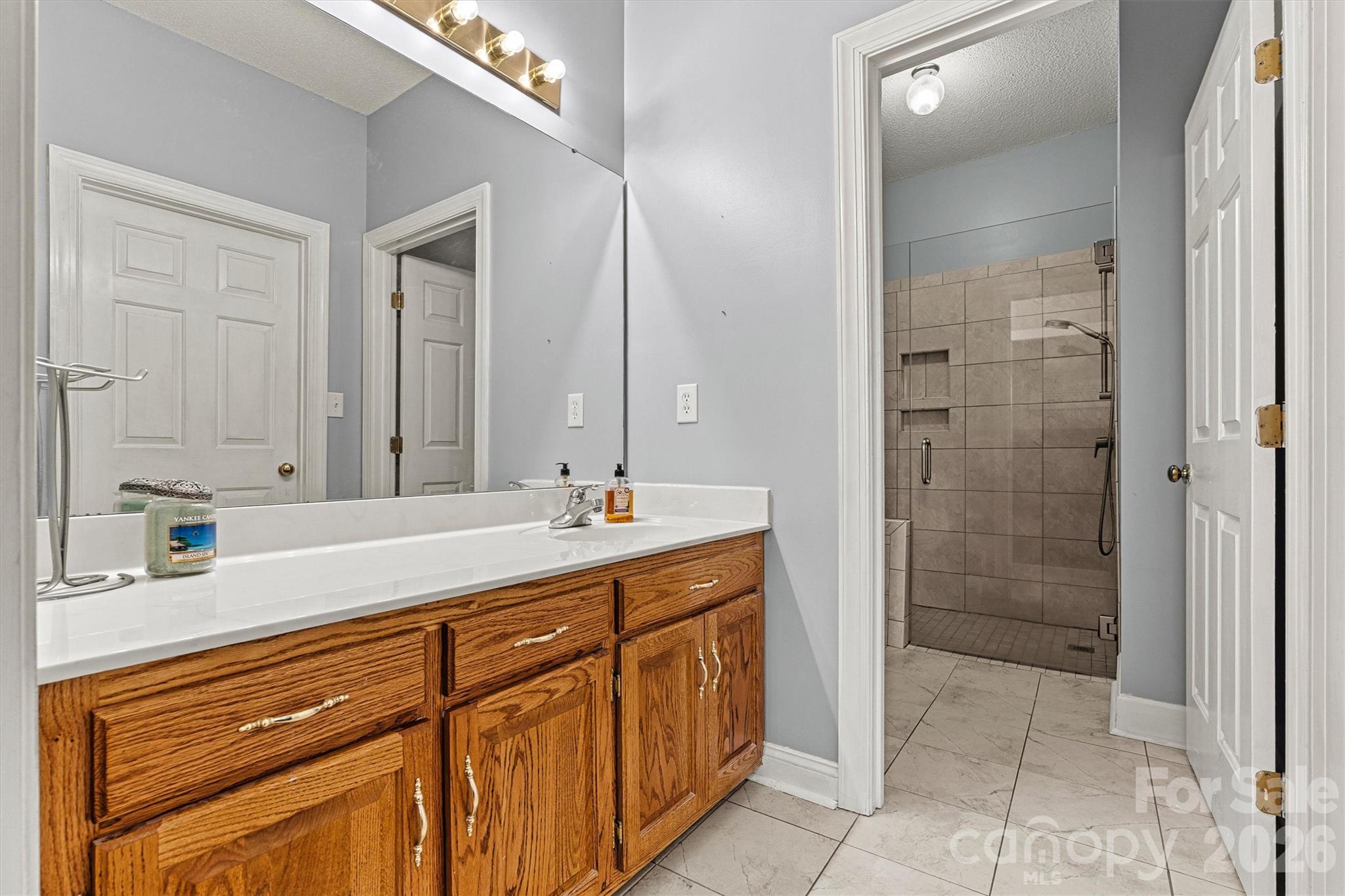 6295 Pansy Trail Denver, NC 28037 - Photo 10 of 27 a bathroom with a sink and a mirror