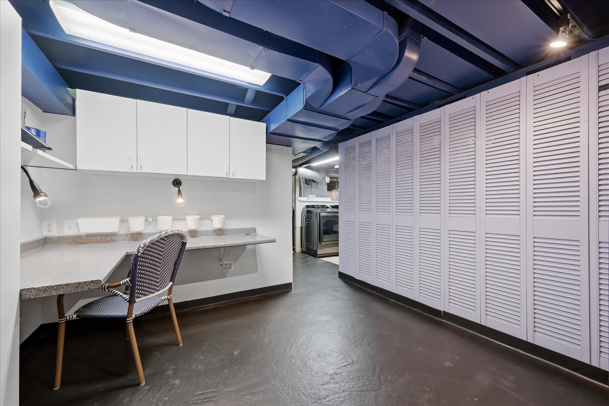 3312 Holloman Road Falls Church, VA 22042 - Photo 51 of 68 Lower level workspace w built in cabinets