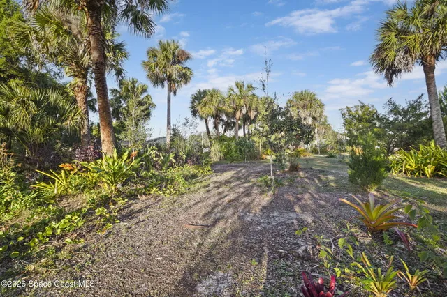 a view of yard with swimming pool