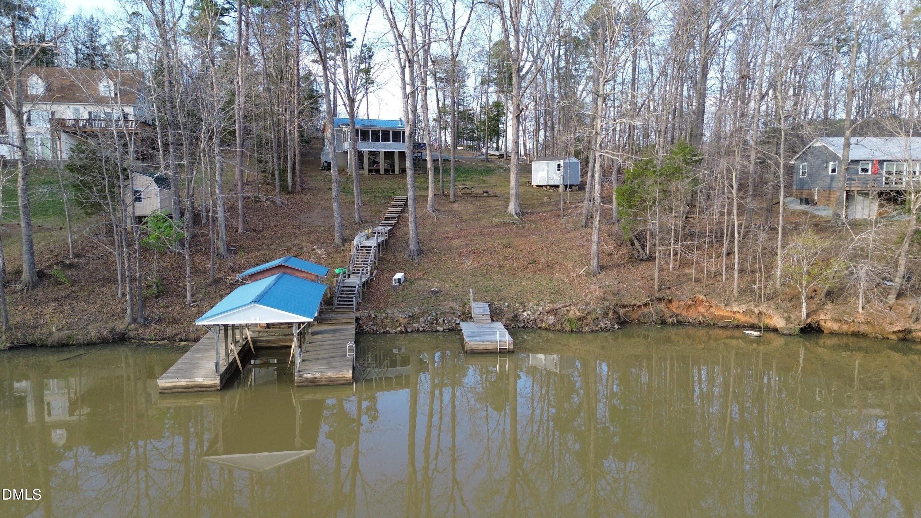 1088 Hyco Hills Road Semora, NC 27343 - Photo 25 of 27 a view of lake with boat