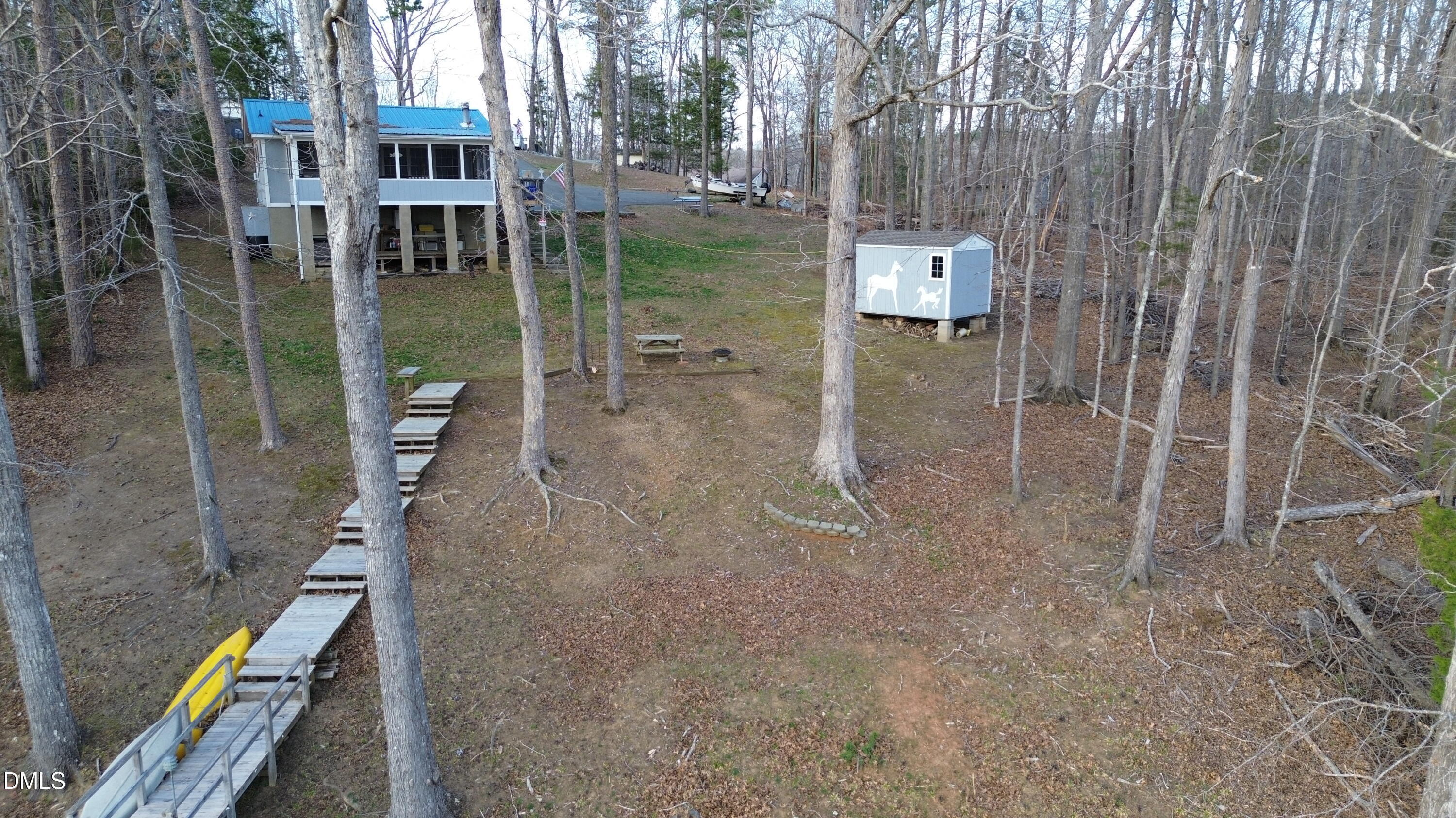 1088 Hyco Hills Road Semora, NC 27343 - Photo 26 of 27 a view of a house with backyard