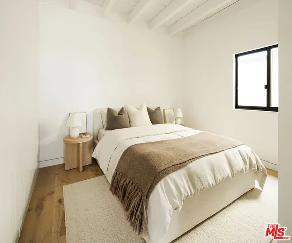 a view of a potted plant in a corridor