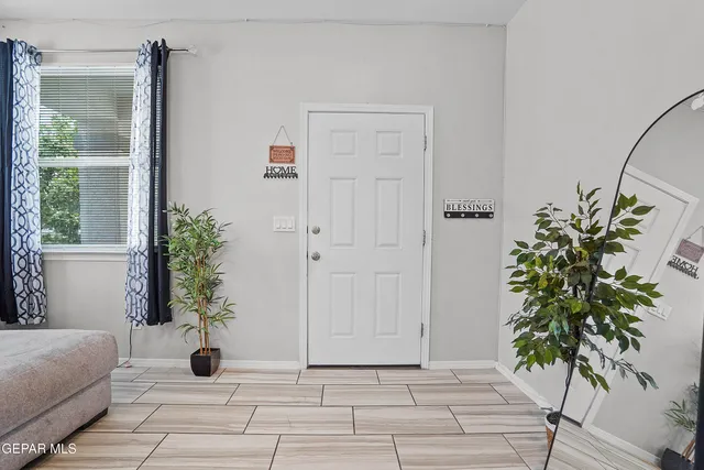 a view of a entryway door of the house