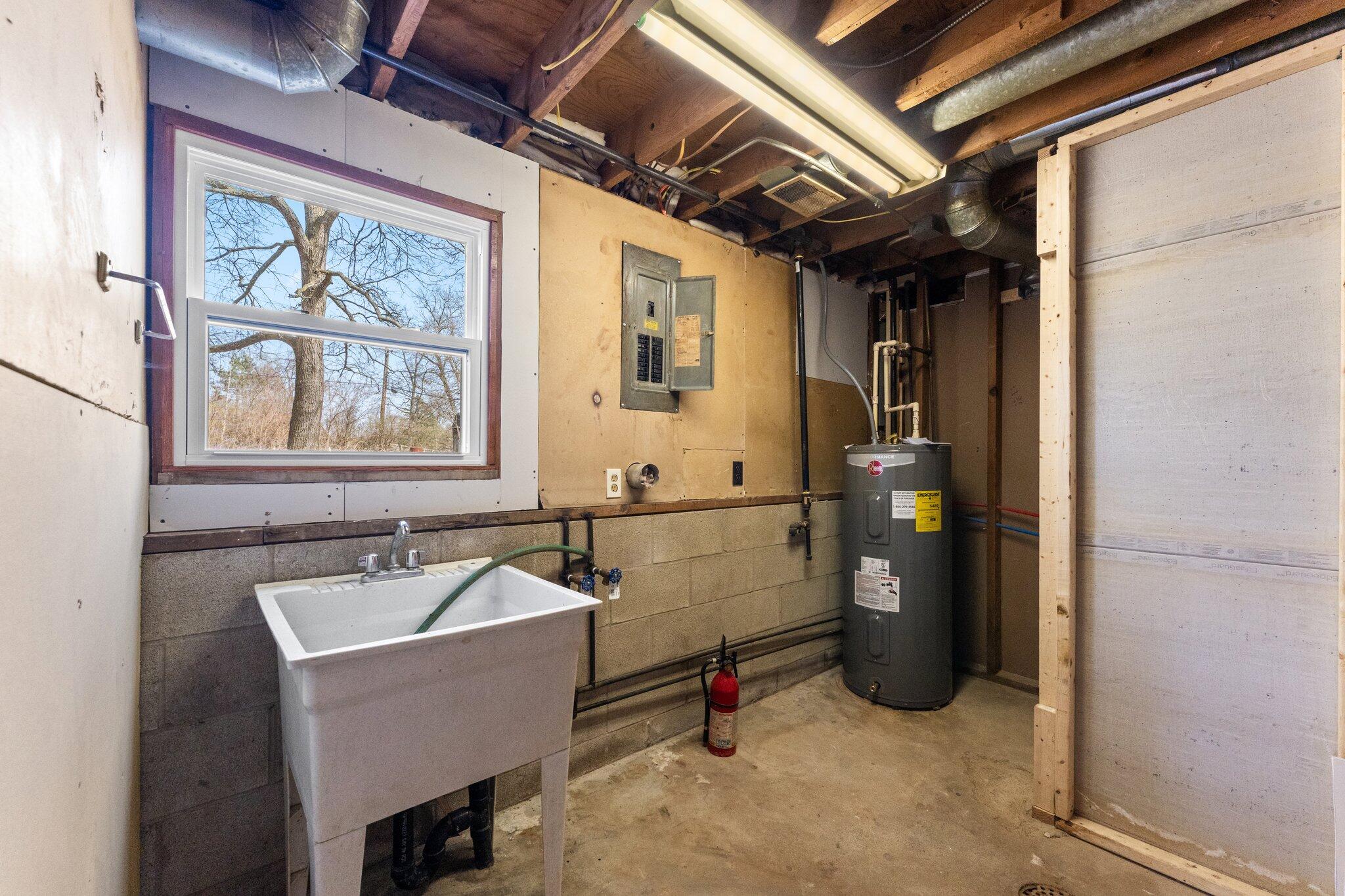 10473 North 493 East Demotte, IN 46310 - Photo 31 of 35 a bathroom with a sink and a bathtub