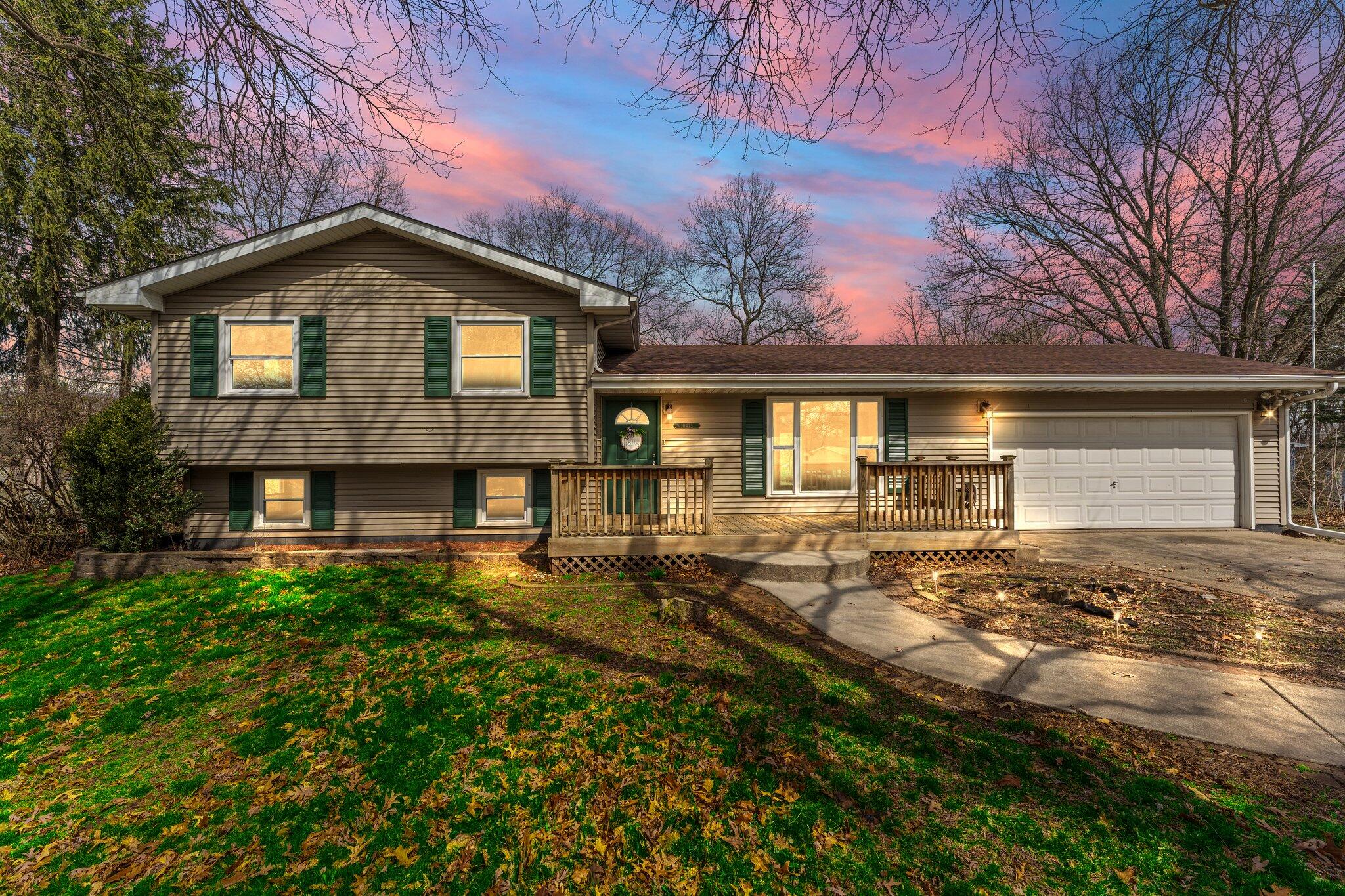 10473 North 493 East Demotte, IN 46310 - Photo 35 of 35 a view of a house with backyard and trees