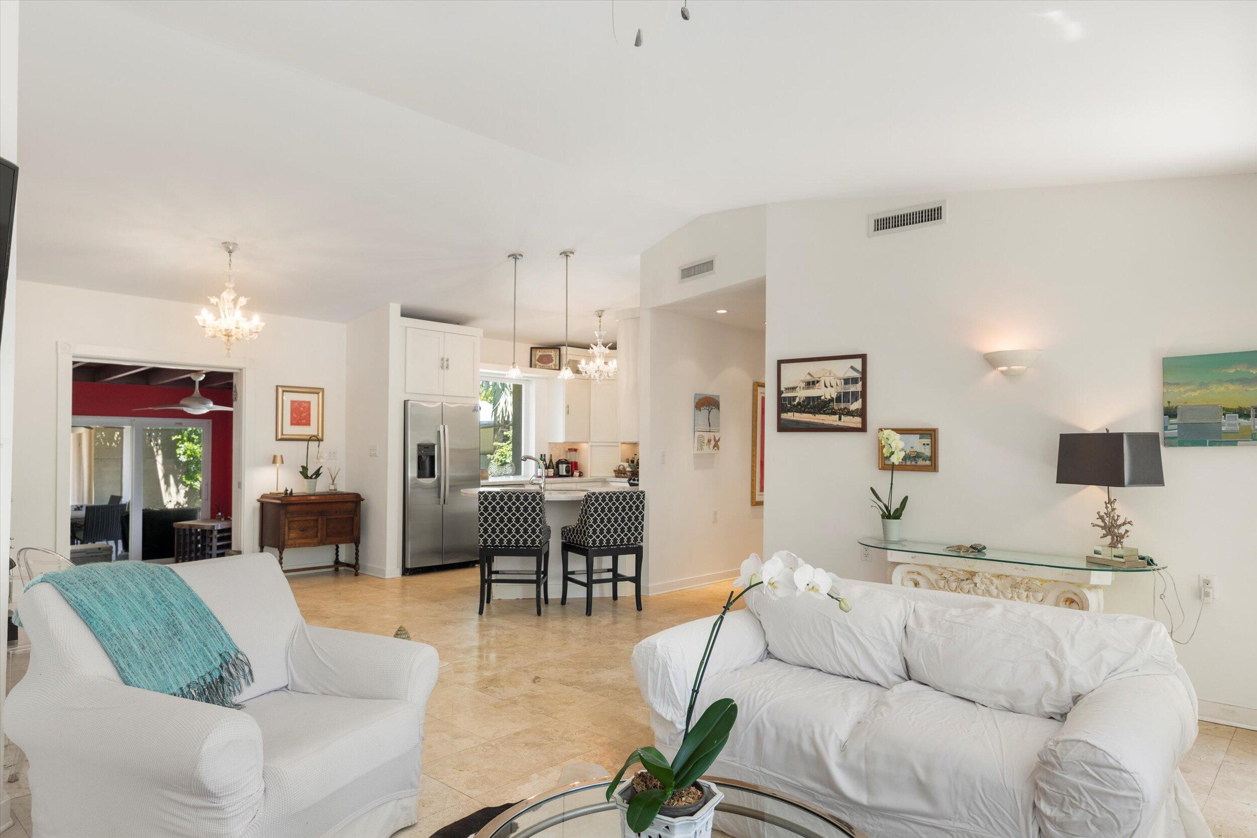 1719 Laird Street Key West, FL 33040 - Photo 7 of 39 a living room with furniture and a view of kitchen