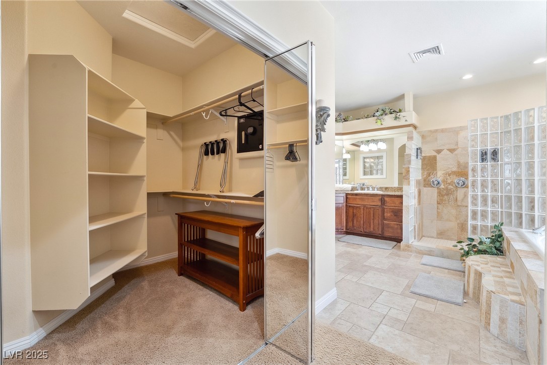 2181 Winery Road Pahrump, NV 89048 - Photo 38 of 73 Custom closet with built in safe.