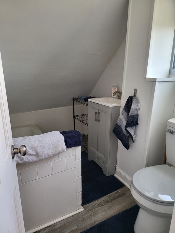 28 Frederick Street New Bedford, MA 02744 - Photo 27 of 29 a bathroom with a sink and toilet