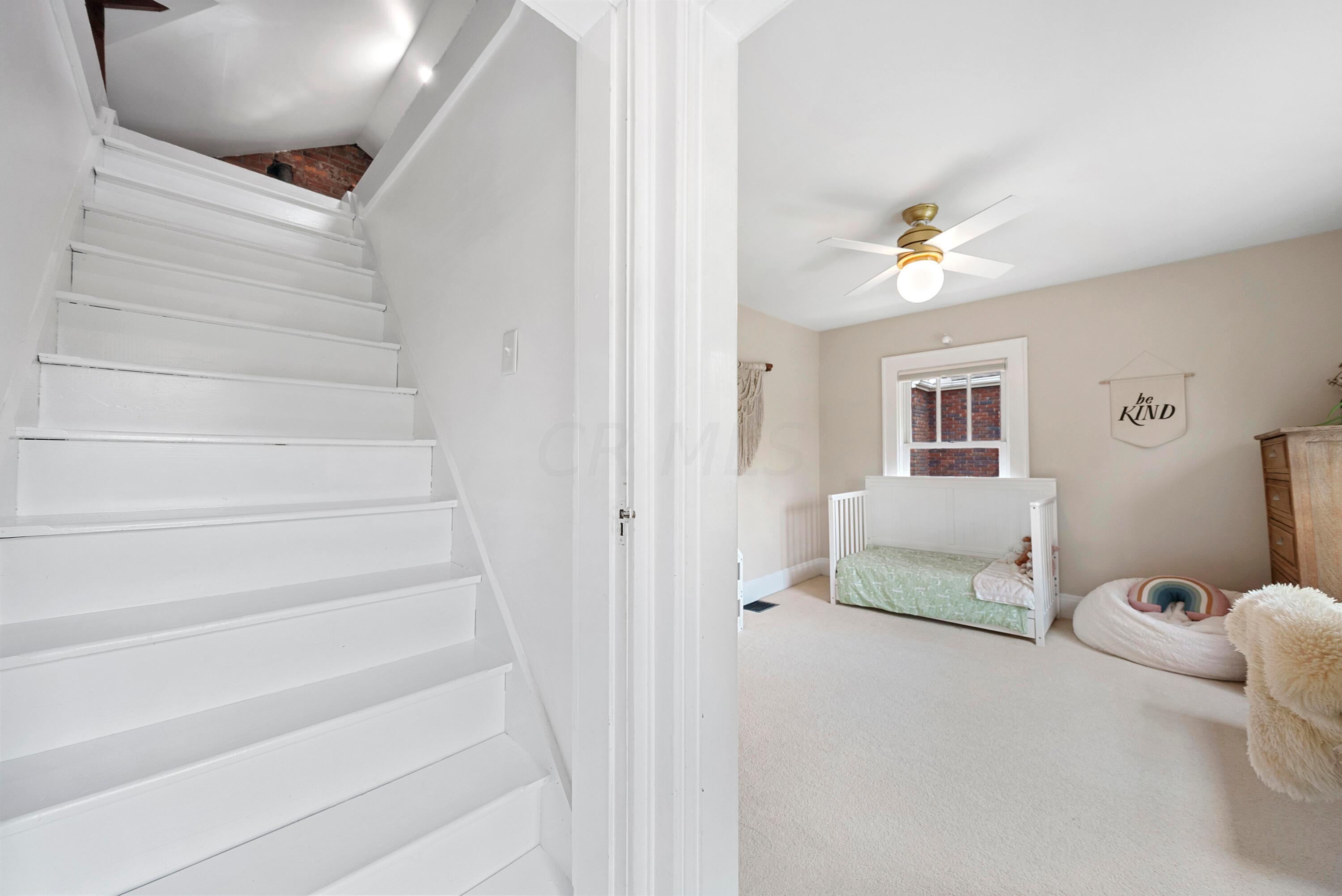116 Fallis Road Columbus, OH 43214 - Photo 30 of 61 Bedroom 2 and Access to Attic Area