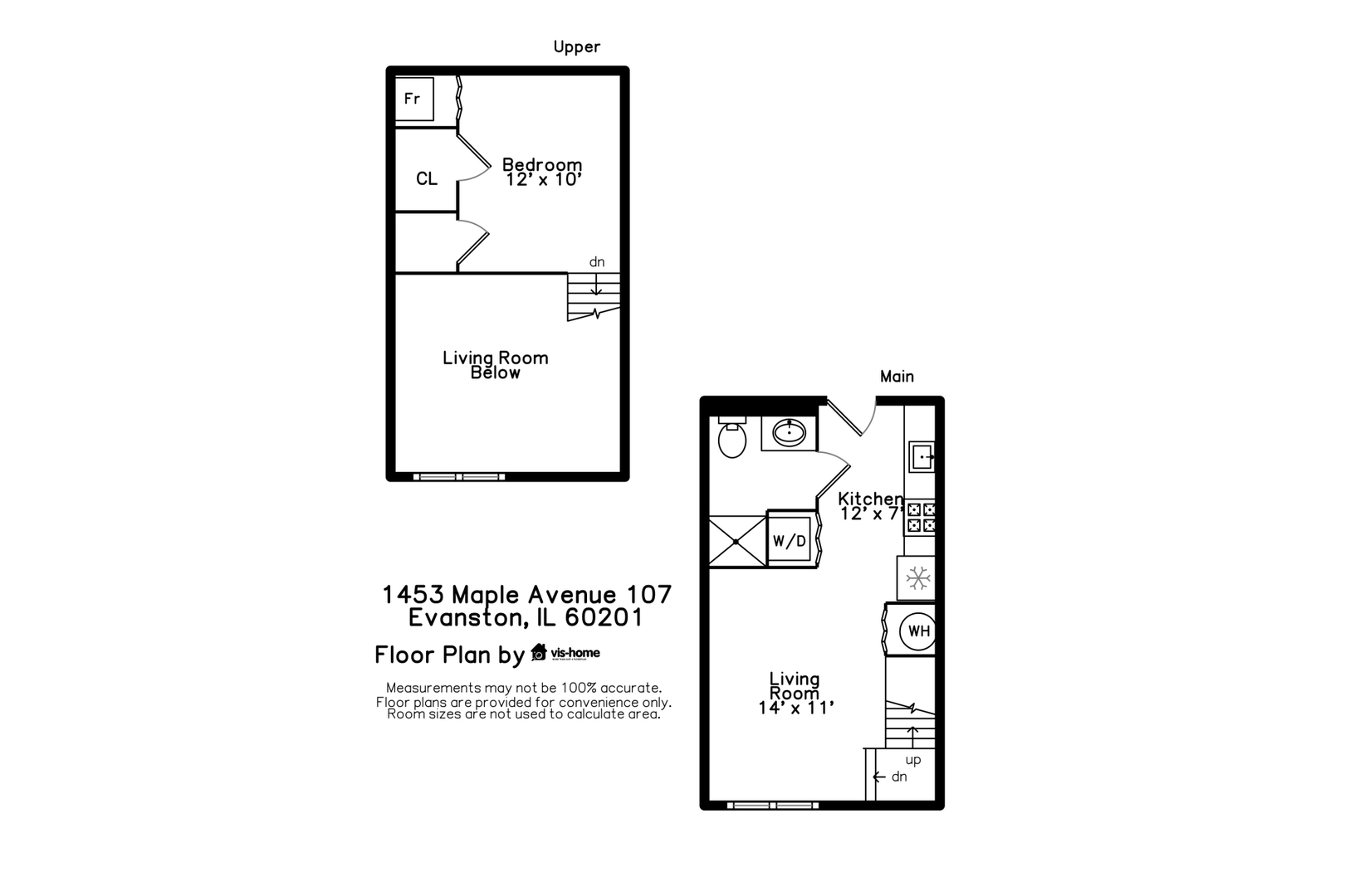 1453 Maple Avenue, Unit 107 Evanston, IL 60201 - Photo 16 of 21 a picture of a book and a bed