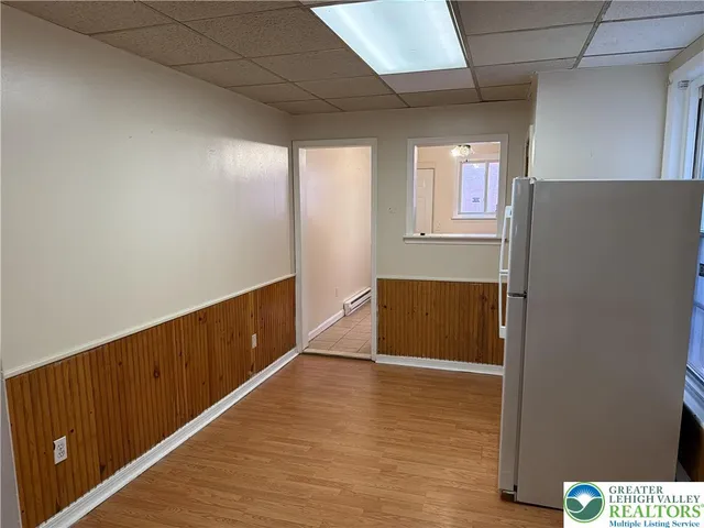 a view of wooden floor