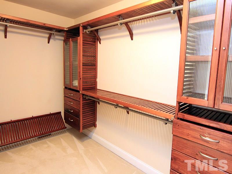 9205 Meadow Mist Court Raleigh, NC 27617 - Photo 22 of 25 Enormous closet with custom built ins.