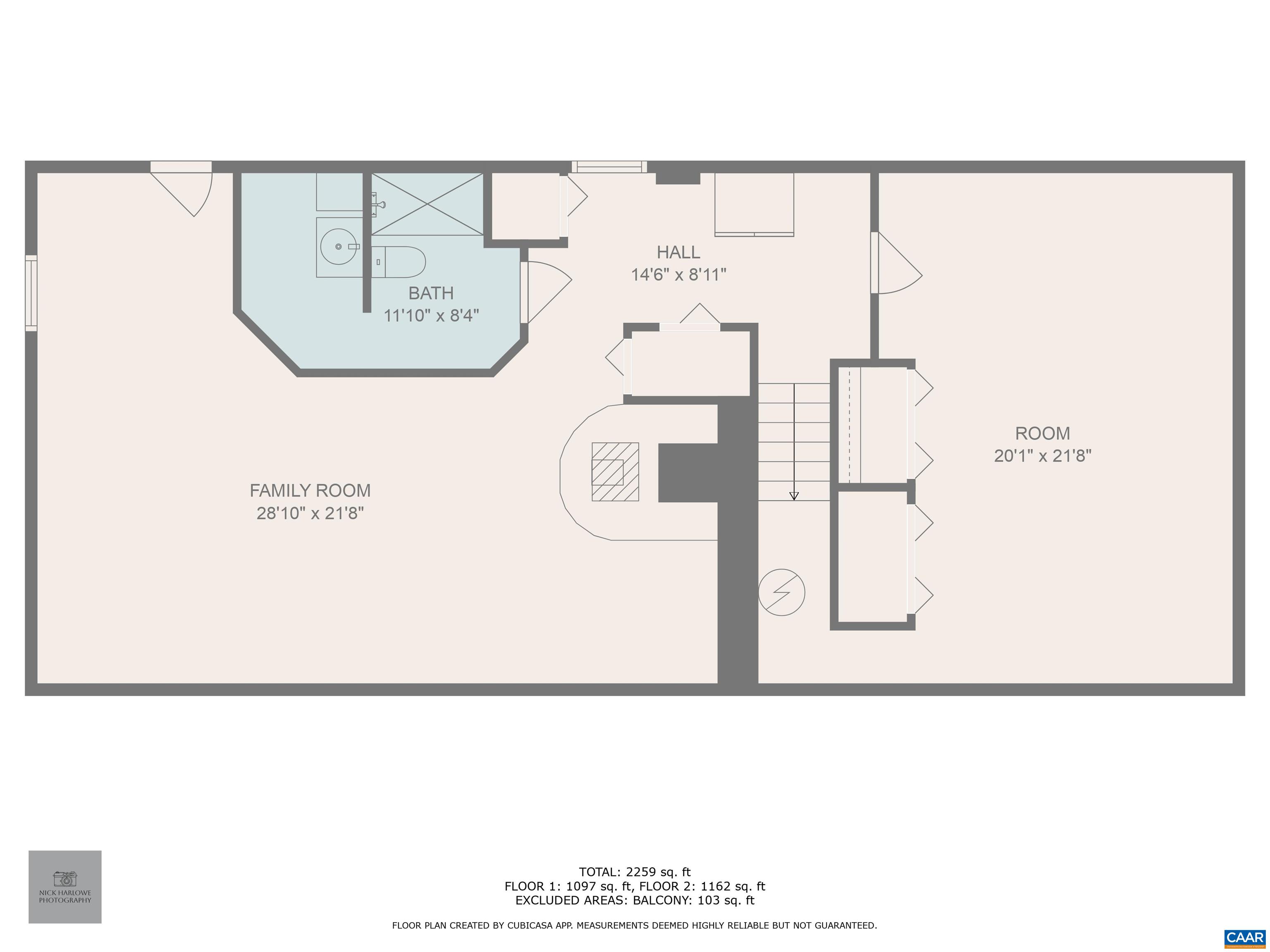 1265 Fredericksburg Road Stanardsville, VA 22973 - Photo 64 of 64 Terrace Layout
