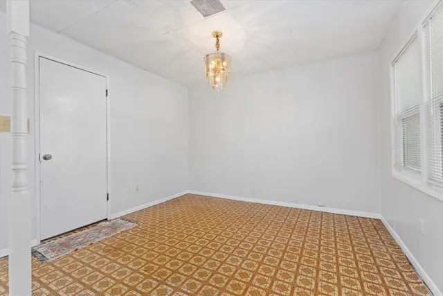 a view of empty room