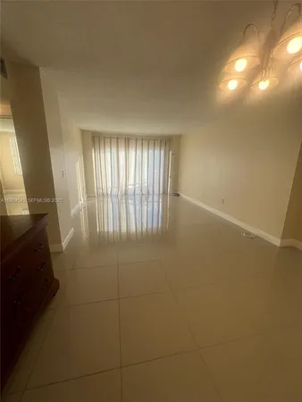 an empty room with a door