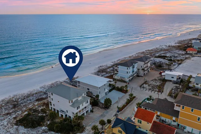 a view of a wooden floor and a parking space