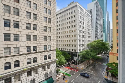 a view of city and ocean view