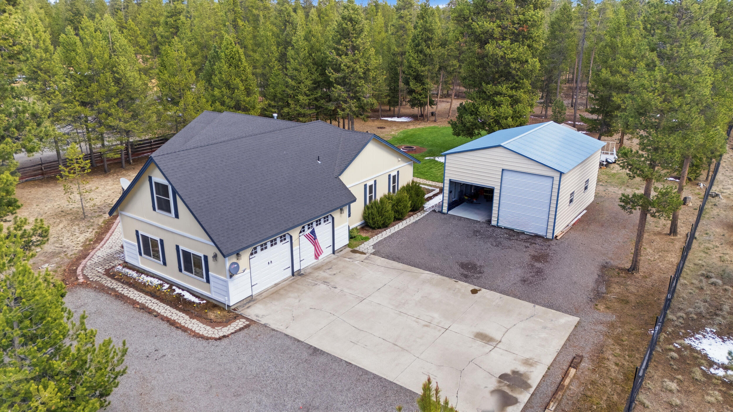 145343 Birchwood Road La Pine, OR 97739 - Photo 2 of 59 Aerial View of the Home & Property