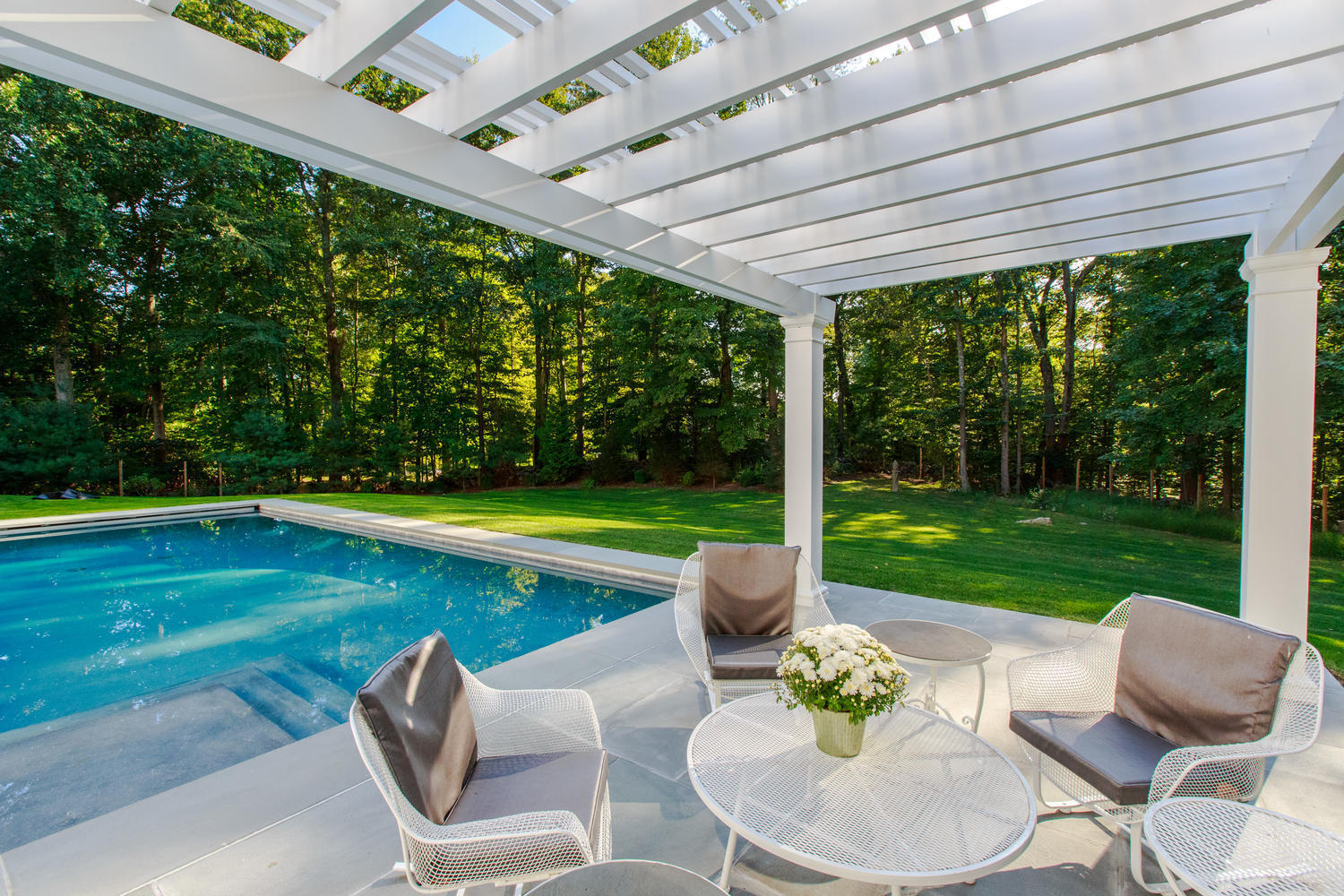 75 Parish Road New Canaan, CT 06840 - Photo 29 of 30 a view of a patio with furniture