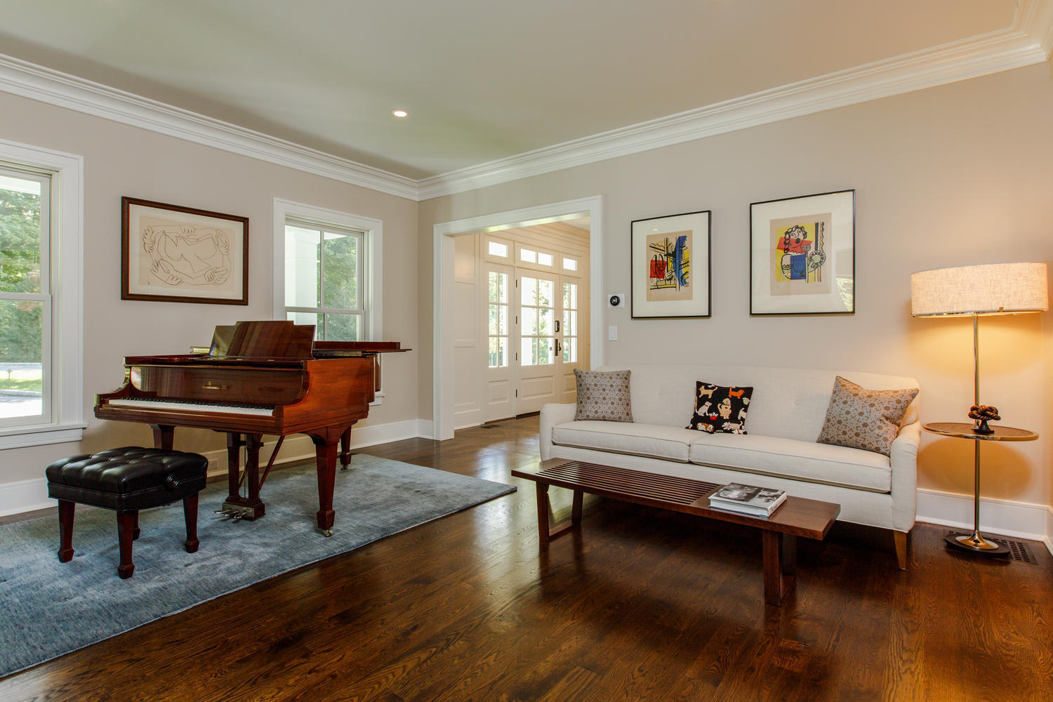 75 Parish Road New Canaan, CT 06840 - Photo 9 of 30 a living room with furniture and a rug