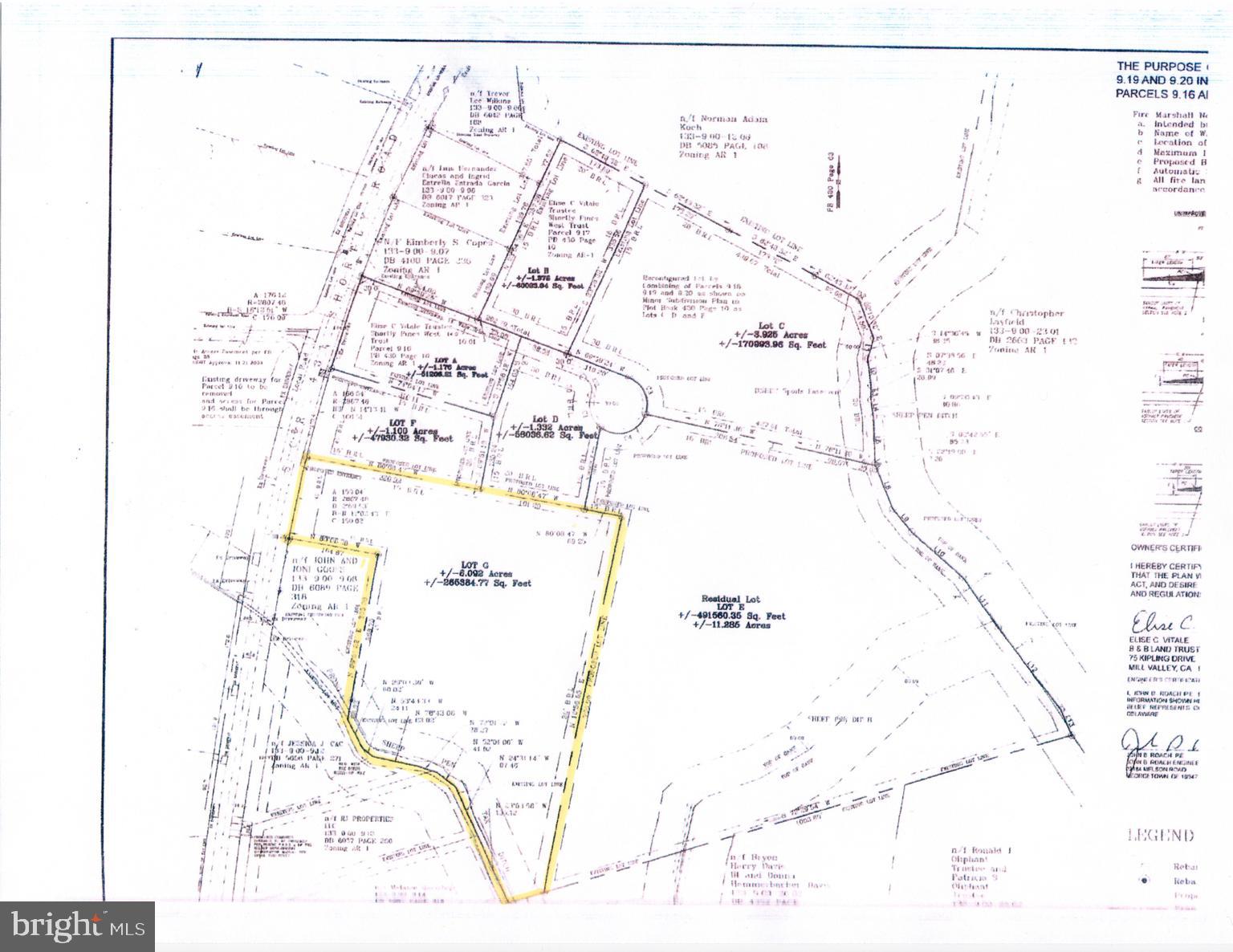 Lot G Shortly Road Georgetown, DE 19947 - Photo 5 of 5 Plot Plan