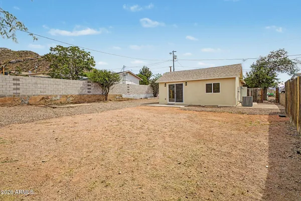 a house view with a outdoor space