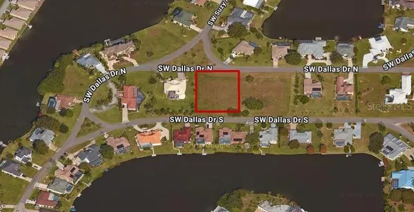 an aerial view of a residential building