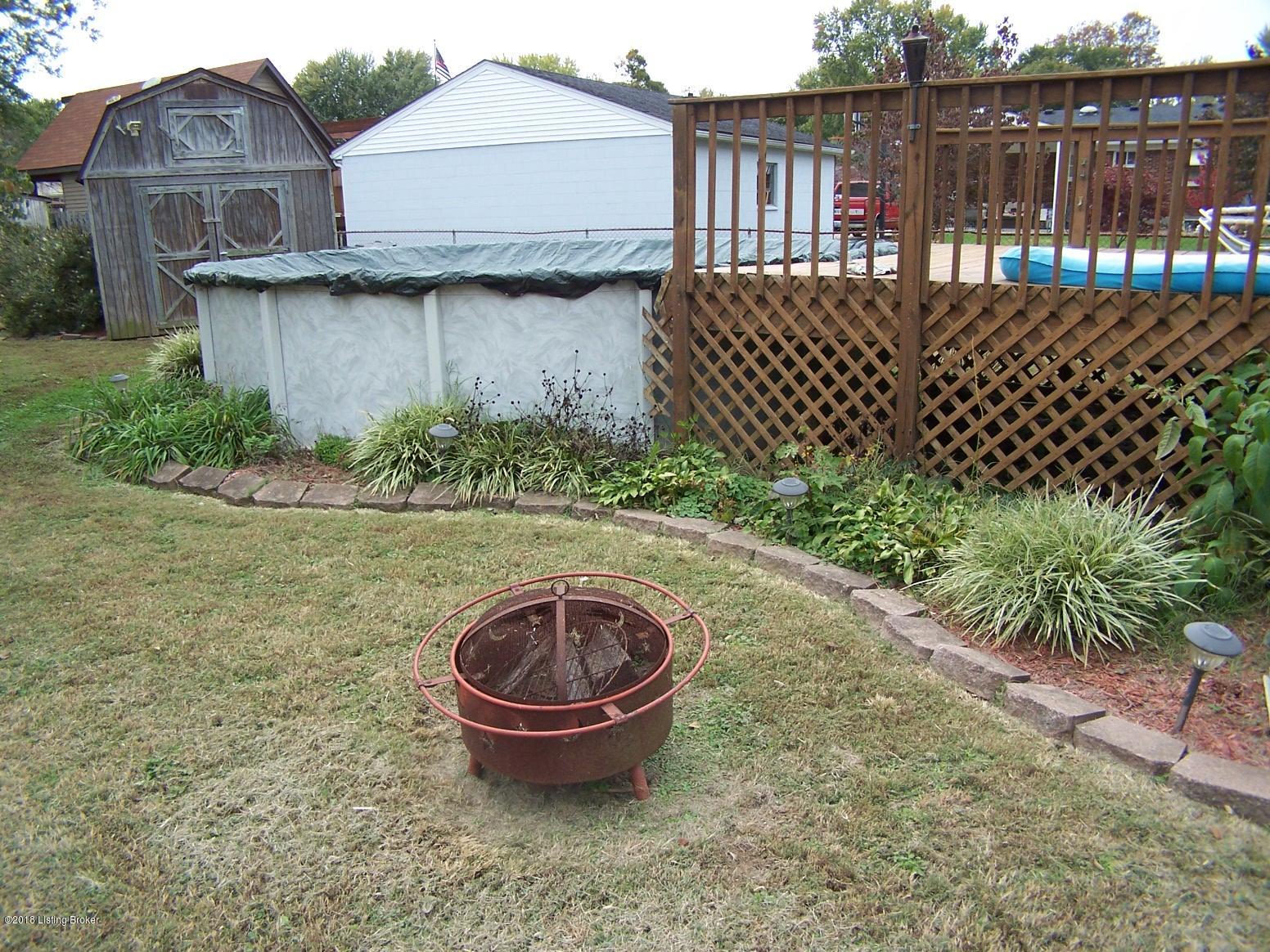 11004 Torrington Road Louisville, KY 40272 - Photo 14 of 43 Above Ground Pool and the elevated tanning deck....