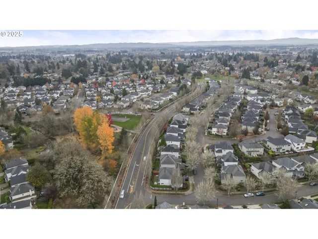 a view of city and mountain