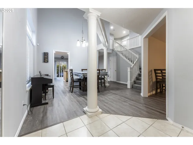 a open kitchen with stainless steel appliances granite countertop a lot of counter space and a sink
