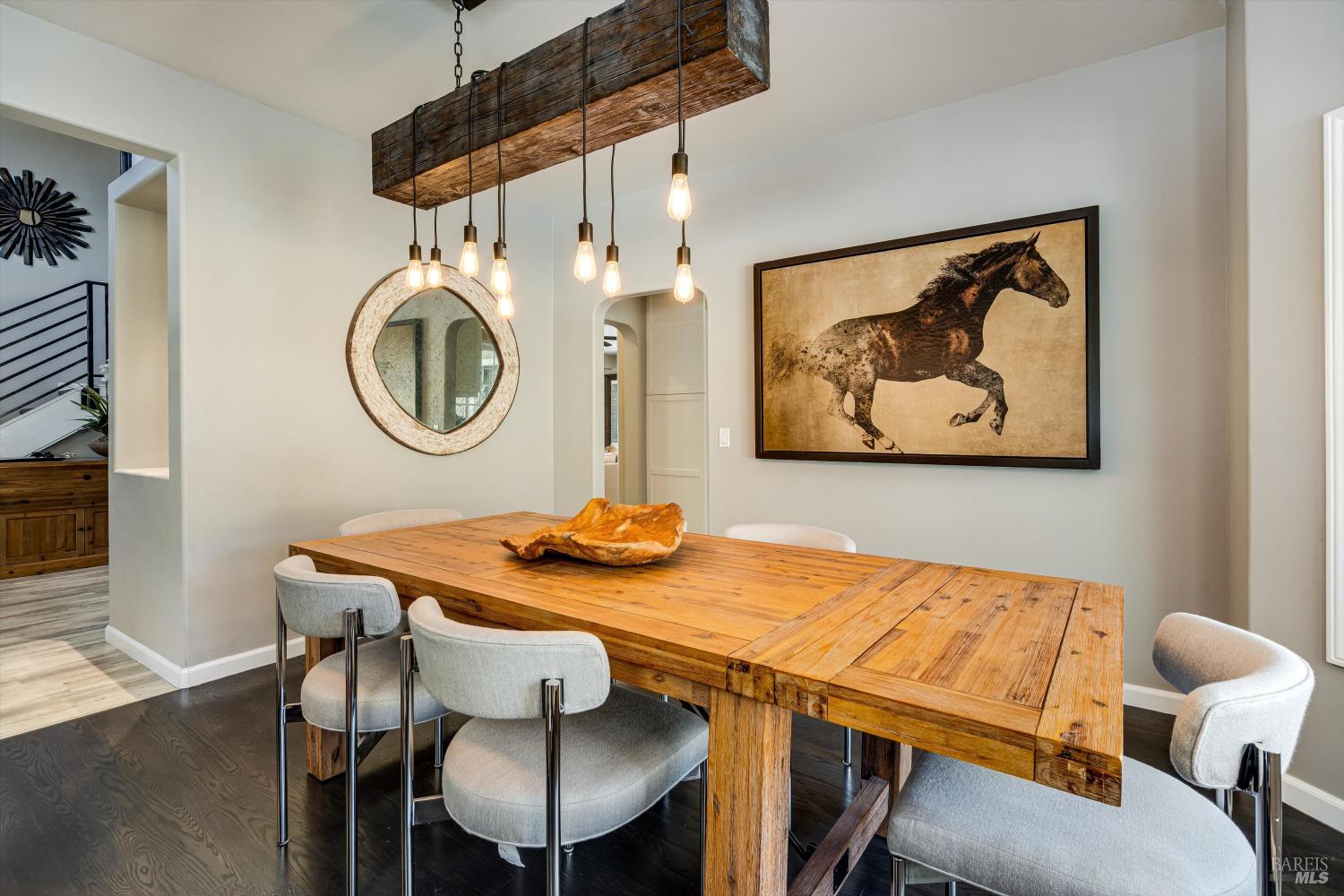 2980 Warm Springs Road Glen Ellen, CA 95442 - Photo 22 of 59 a view of a dining room with furniture and a table