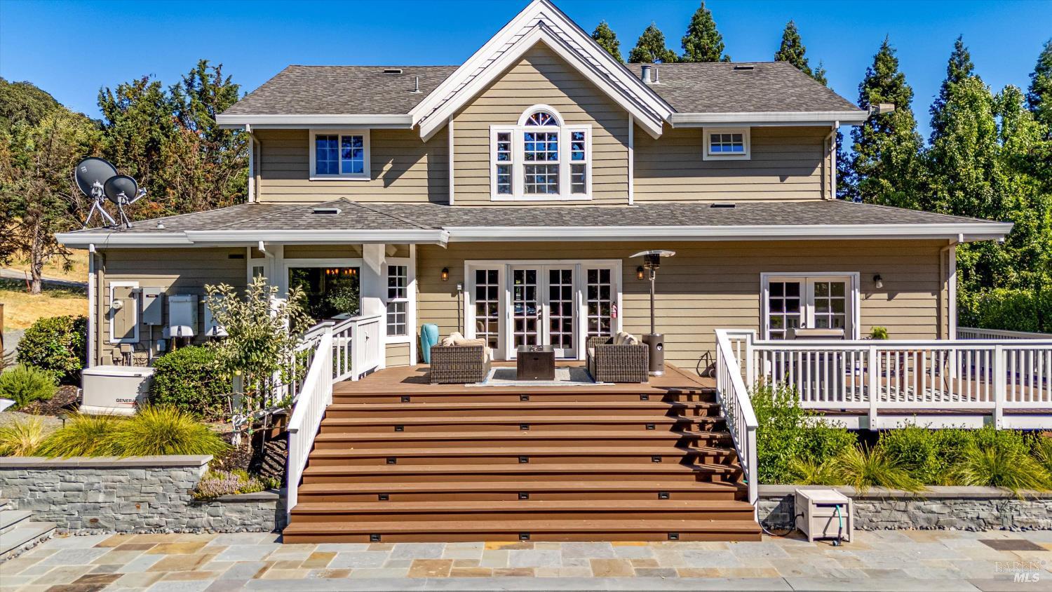 2980 Warm Springs Road Glen Ellen, CA 95442 - Photo 54 of 59 a front view of a house with a porch