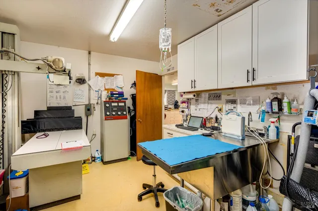 a room with musical instruments