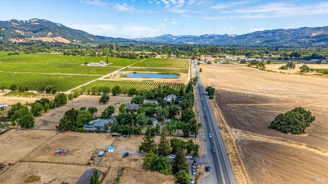 a view of a city with an ocean view