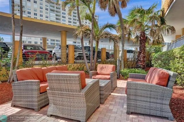 a view of a backyard with plants