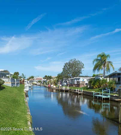a view of a lake with a big yard
