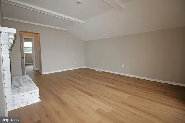wooden floor in an empty room