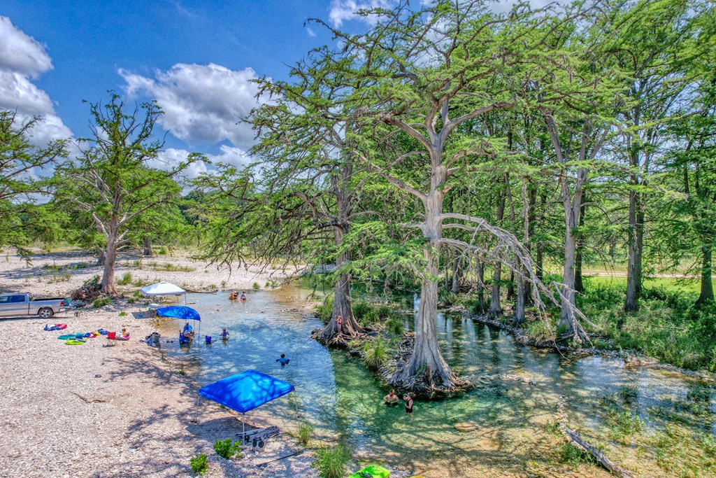 98 Red Wright Road Rio Frio, TX 78879 - Photo 43 of 44 a backyard of a house with lots of green space