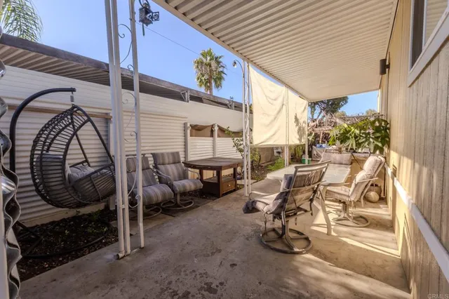 a view of small yard