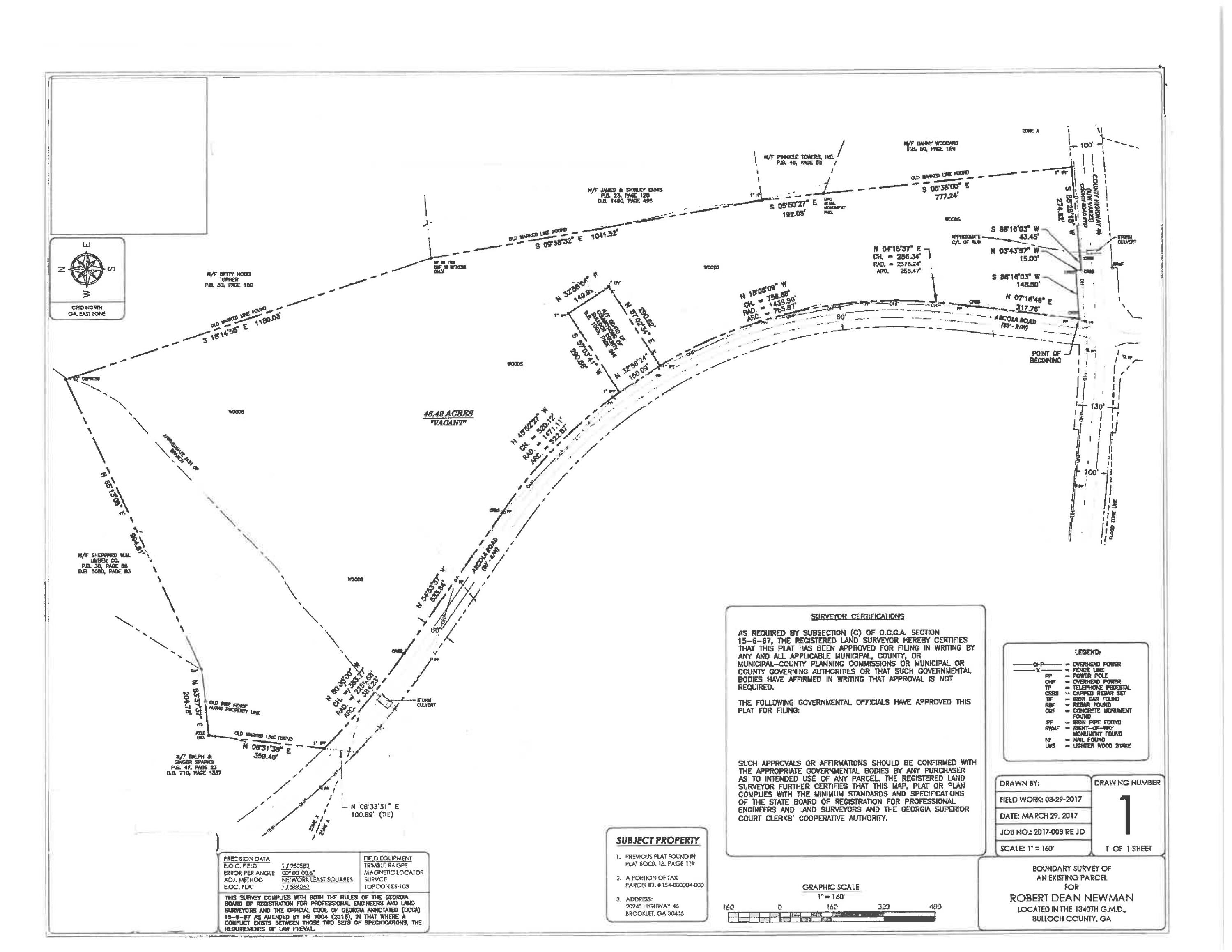 0 Arcola Road Pembroke, GA 31321 - Photo 6 of 10 plat