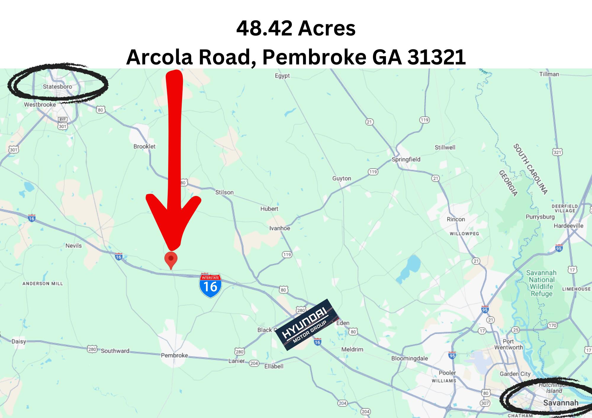 0 Arcola Road Pembroke, GA 31321 - Photo 7 of 10 aerial