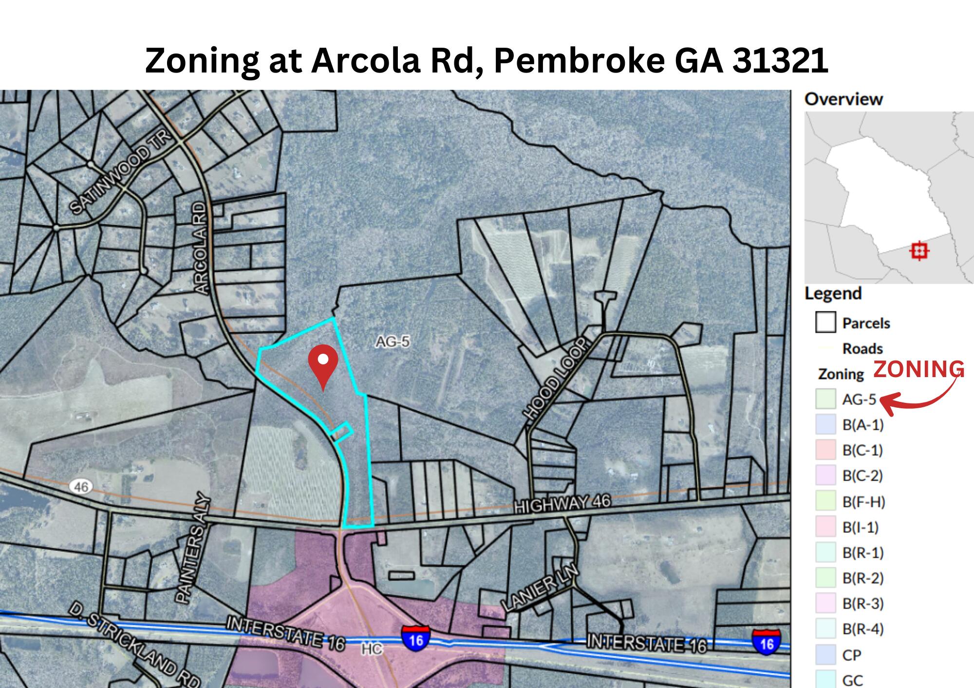 0 Arcola Road Pembroke, GA 31321 - Photo 10 of 10 zoning