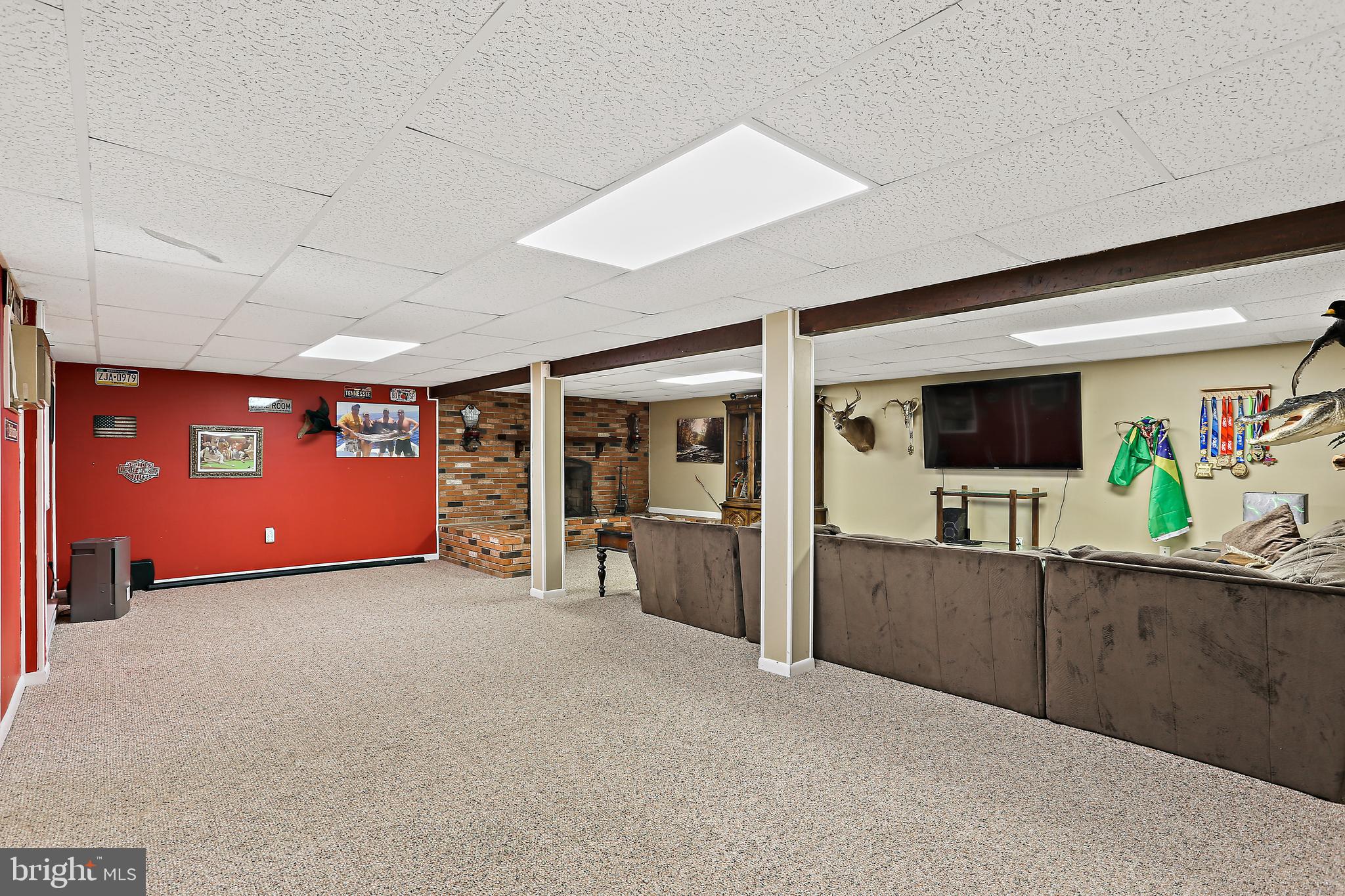 2506 Quebec School Road Middletown, MD 21769 - Photo 28 of 39 Lower Level Recreation Rm with carpeting