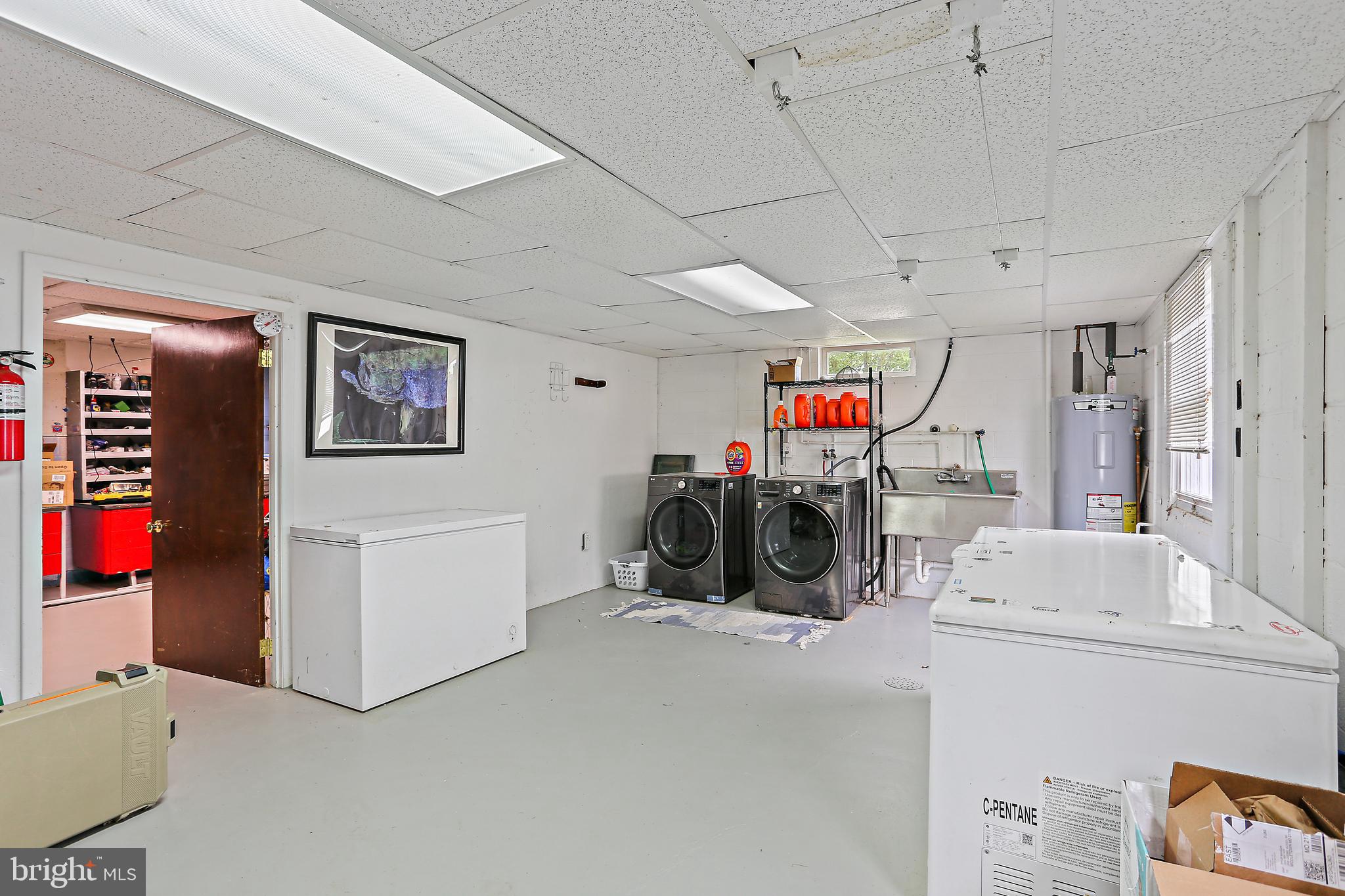 2506 Quebec School Road Middletown, MD 21769 - Photo 31 of 39 Lower Level Laundry & Work Room through door