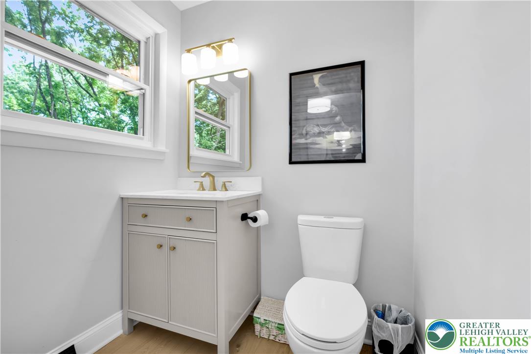 2011 Greenwood Road Allentown, PA 18103 - Photo 20 of 52 A pristine powder room offers a serene escape, bathed in natural light.